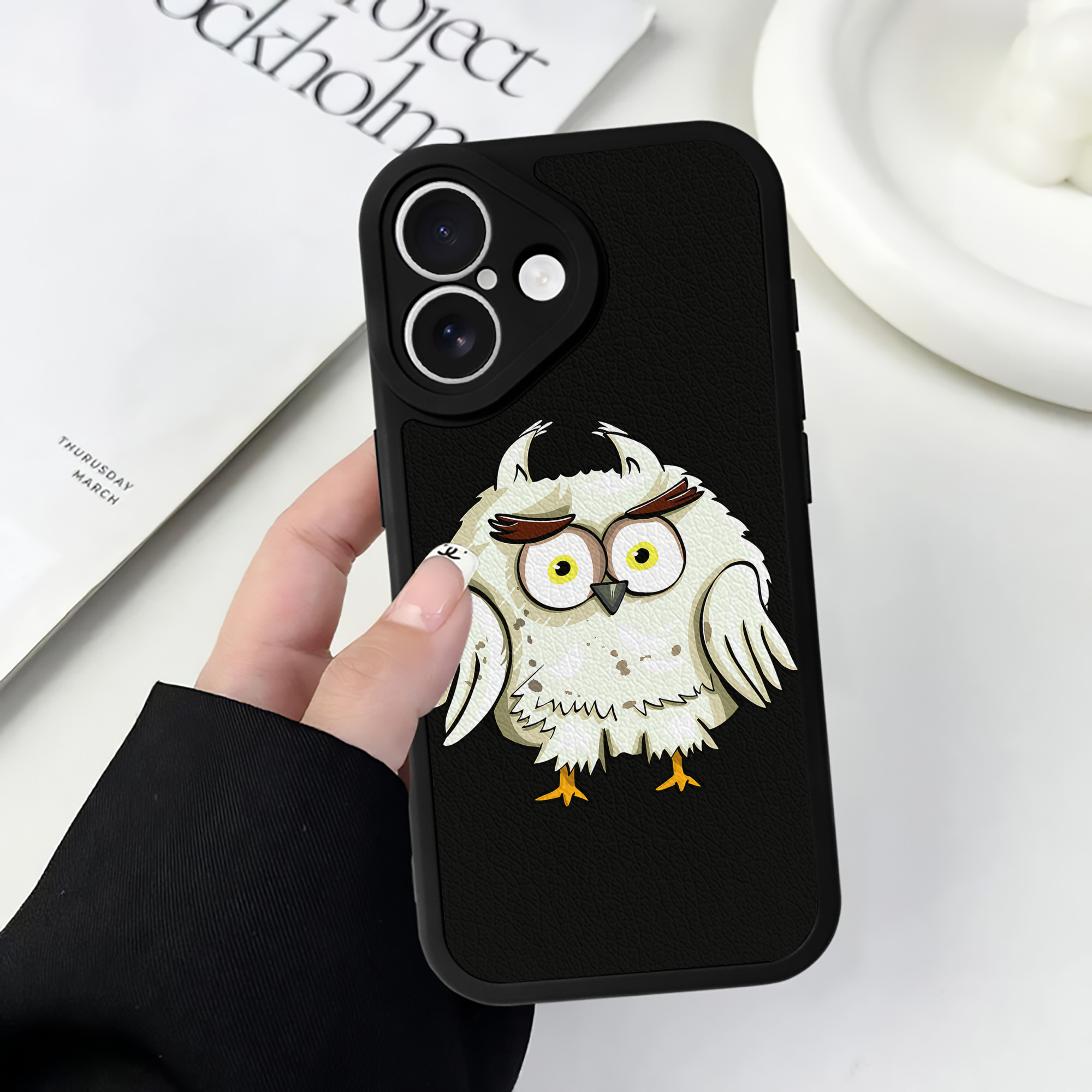 （画像用） Harry Potter ハリー・ポッターシリーズ 【iPhone 16シリーズ対応】シリコンスマホケース（レザー調） 材質：シリコン